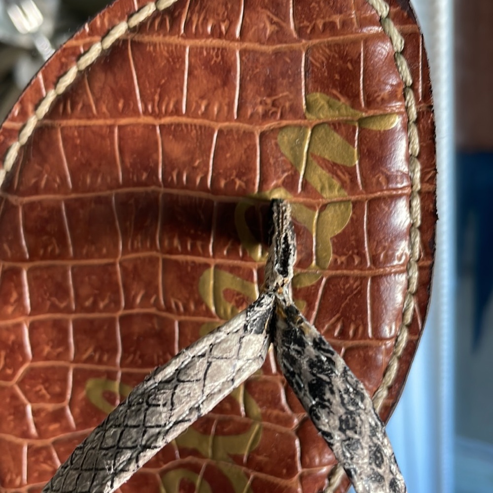 Sam Edelman Python Print Flip Flops - image 6